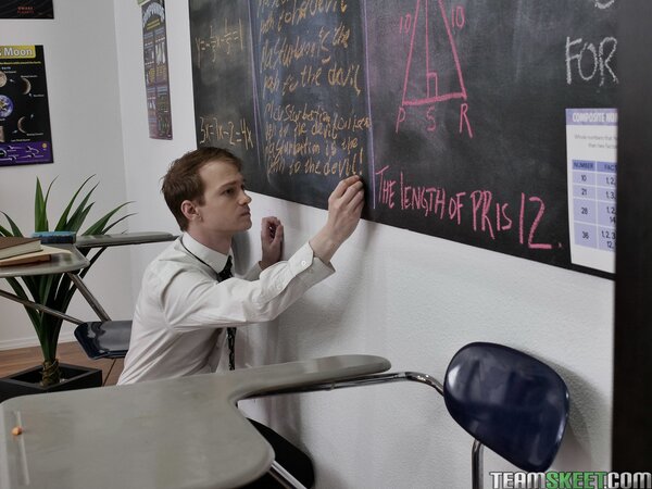 Naughty nun teaches her students about a hot woman's body