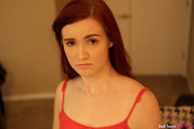 Shy teen has no choice but to deepthroat a fat cock before sex