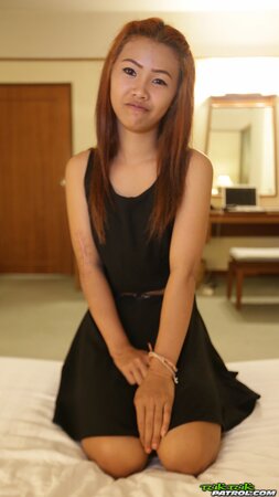 Adorable Asian redhead showing her tight body and then some