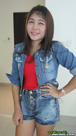 Tight bodied Thai girl smiles a lot before fucking a lot