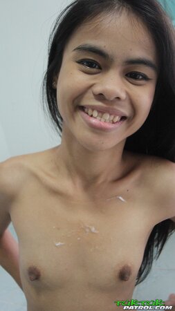 Asian beauty with a tight pussy wants to get banged on all fours