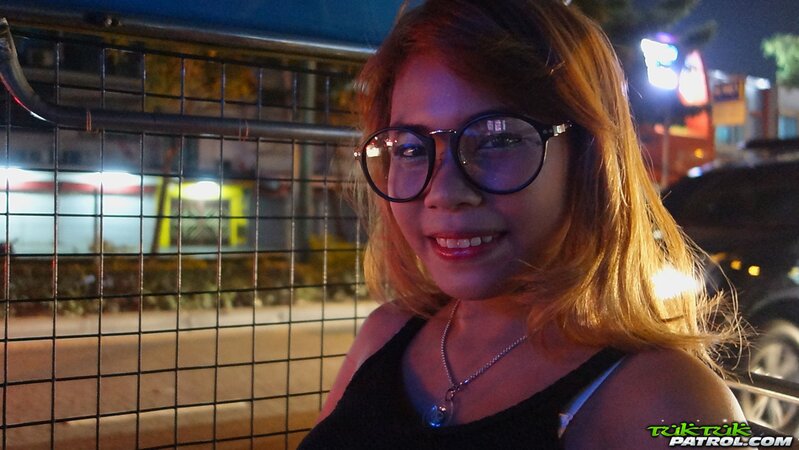 Geeky girl from Thailand is happy to fuck a hung dude too