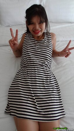 Tight and tiny girl from Asia gets her butthole blasted