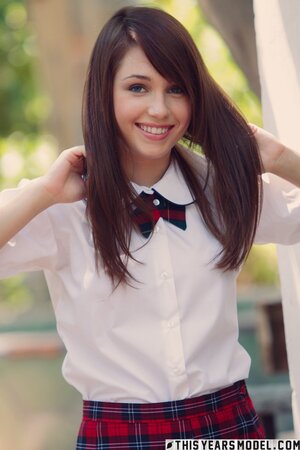 Adorable Marissa May is going to flash boobies and get off