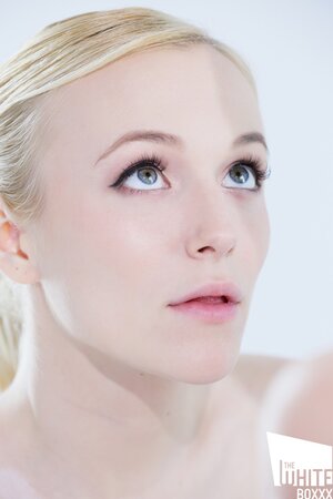 Blonde and her friend are into latex play and lesbo licking