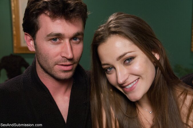 Their naked bodies move in perfect rhythm as Dani Daniels cums