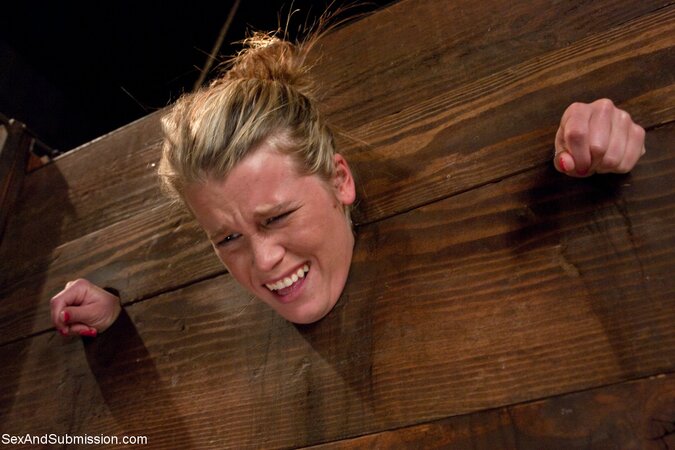 Aiden Aspen is going to be restrained and ready to get rammed