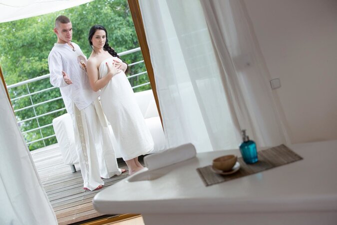 Kate Sky showcasing her abilities and enthusiasm right away