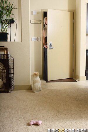 Big boobs blonde really trembling with ecstasy as she gets off