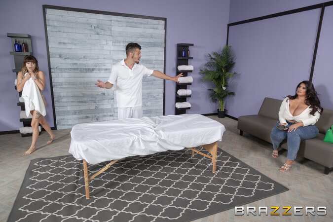 Strong connection with her masseur leads to fucking THIS