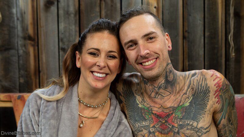 That slutty bitch be drooling all over the place during femdom