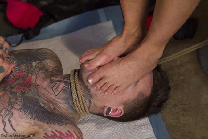 Stunning woman gives her lover a great blowjob but ruins him too