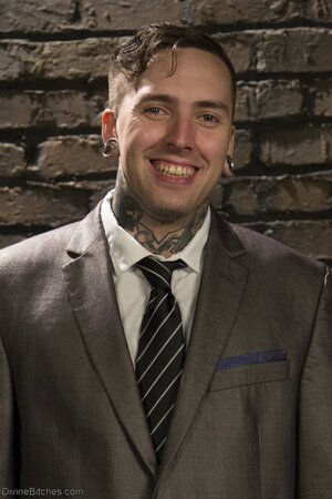 Good looking sissy featured in a hardcore MMF domination sesh