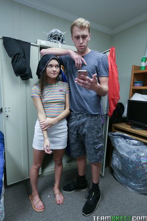 Her little pussy is going to be trained by a hard cock today