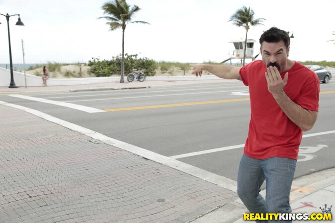 That tiny bikini is promising a night of passion no doubt