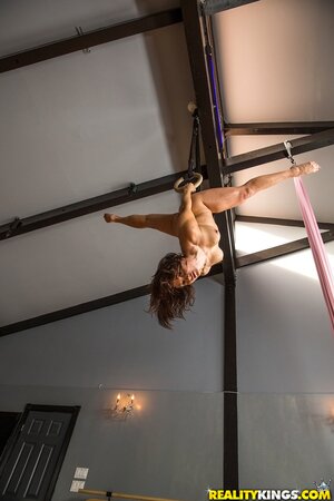 He relentlessly slips his member in her juicy MILF pussy