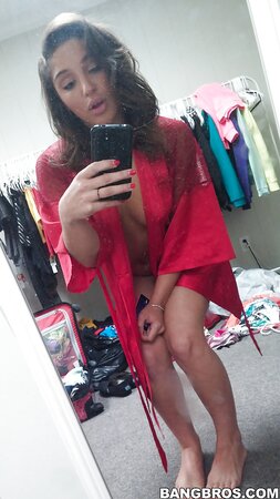 Abella Danger looks incredible while showing off half naked