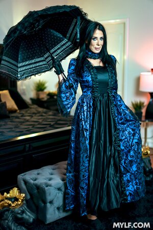 Her appetite is raging and she loves teasing in fancy outfits