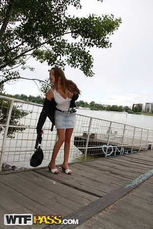 It is obvious that she's in the mood for it, lots of it