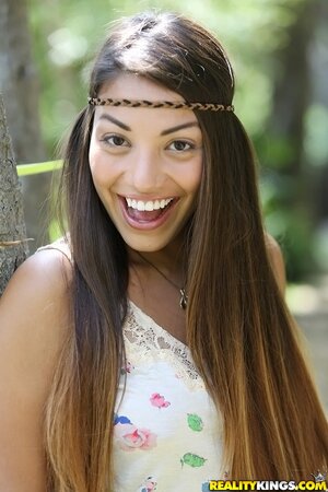 Exotic locales with verdant tropical landscapes perfect for her