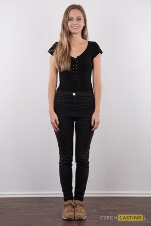 Hottie wears black most of the time to be real seductive