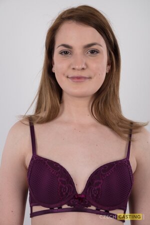 She has a signature boring office style that makes her sexy