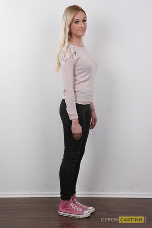 We hope cameraman sets the girl on the floor after this