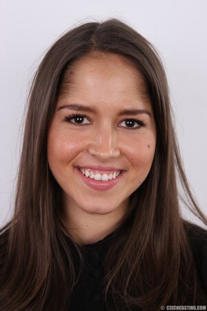 FINALLY a hot enough brunette to get you almost right off