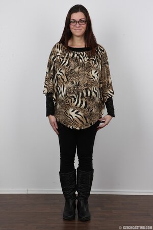 Good looking pregnant lady Andela shows off her body big time