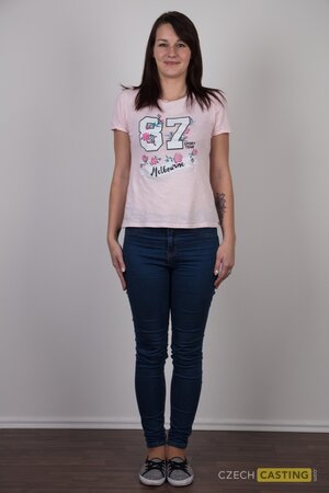 Vendula is showing off her body and looking great as well