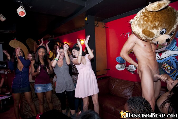 Stunning babes showing off their dick sucking skills at the party