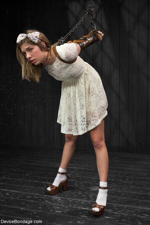 Teen in the sluttiest outfit is going to be tortured big time