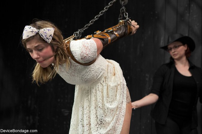 Teen in the sluttiest outfit is going to be tortured big time