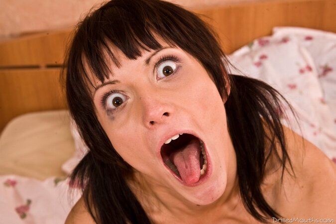 Her daring dares become sexual actions as she HAS TO deepthroat