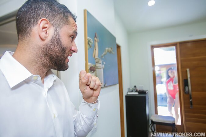 Huge cock is going to work extra hard on this brunette bitch