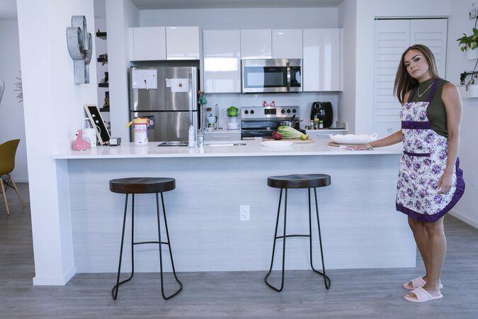 She does it in several positions with great intensity so yeah