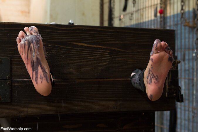 Attractive girl is going to be tortured big time by a couple