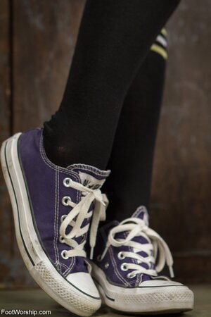 Socks and seductions in a very taboo gallery with HQ closeups