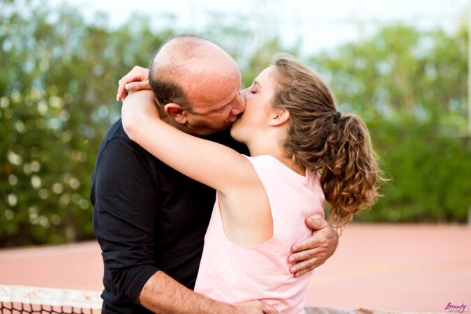 Bunny Baby shows great flexibility while teasing the camera