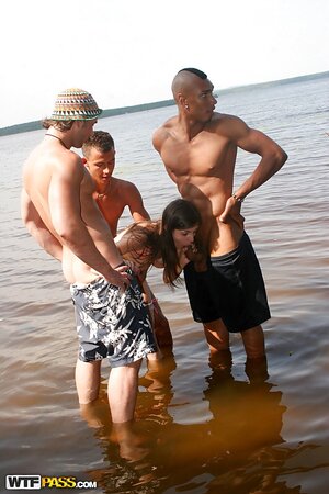 Natalia Illarionova looks very pretty during a gangbang