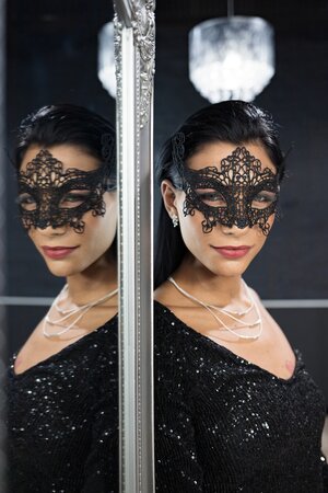 She is always in the company of wealthy, powerful, BLACK men