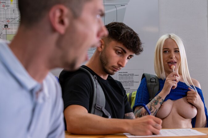 She wants him to caress her all over before fucking her silly