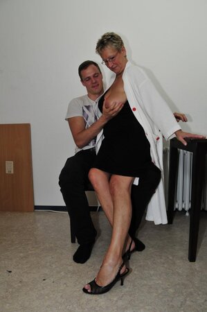 Old German lady is going to get fucked with true passion