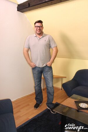 Big boobs brunette finds a way to bounce on his hard cock