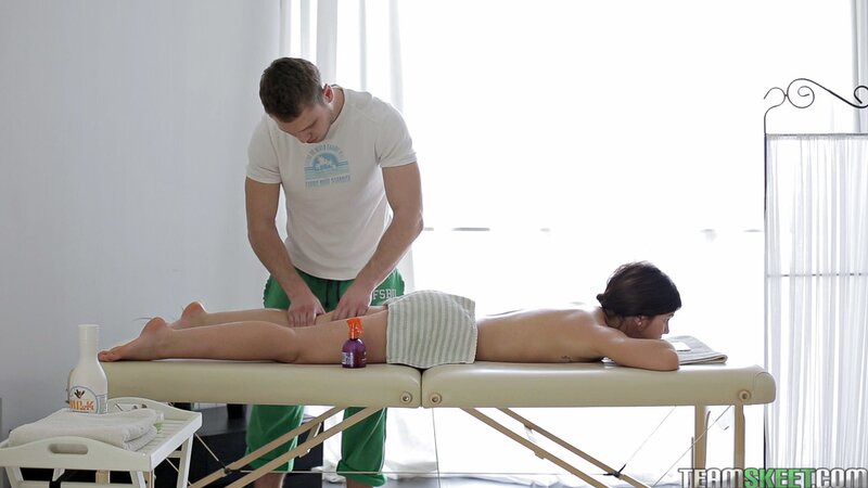 Good brunette upgrades her sexual resume with this freaky fuck