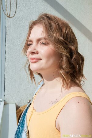 Teen Lesya Milk gives a blowjob and gets her tight ass nailed