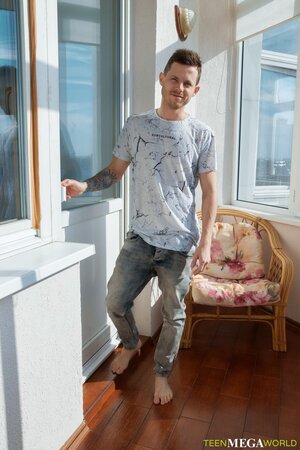 Teen Lesya Milk gives a blowjob and gets her tight ass nailed