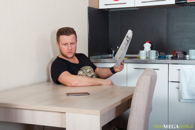 Petite brunette teen Emily B gets fucked hard in the ass