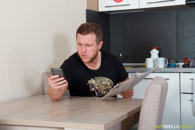 Petite brunette teen Emily B gets fucked hard in the ass