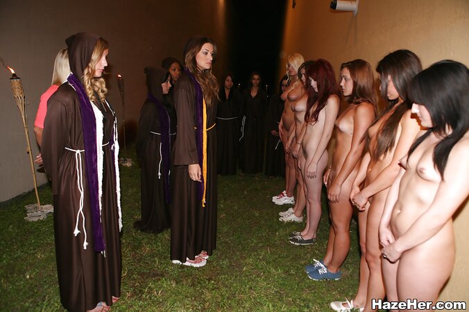 Tiny tits lesbians with sexy butts having fun outdoors